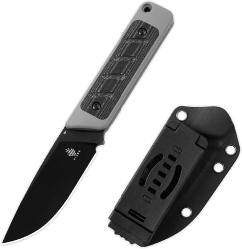 Kizer Smolt Feststehendes Messer, 2,93 Zoll 3V Drop-Point Klinge Feststehende mit G10 & Micarta Griff, EDC Messer für Männer & Frauen Outdoor Survival, mit Scheide 1063A1 Kizer Smolt Feststehendes Messer, 2,93 Zoll 3V Drop-Point Klinge Feststehende mit G10 & Micarta Griff, EDC Messer für Männer & Frauen Outdoor Survival, mit Scheide 1063A1 von Kizer