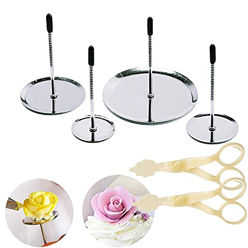 Nagel- und Blumenheber, 6 Stück/Set, Blumennägel, Kuchendekoration, Werkzeug-Set für Zuckerguss und Blumendekoration von Kjzeex