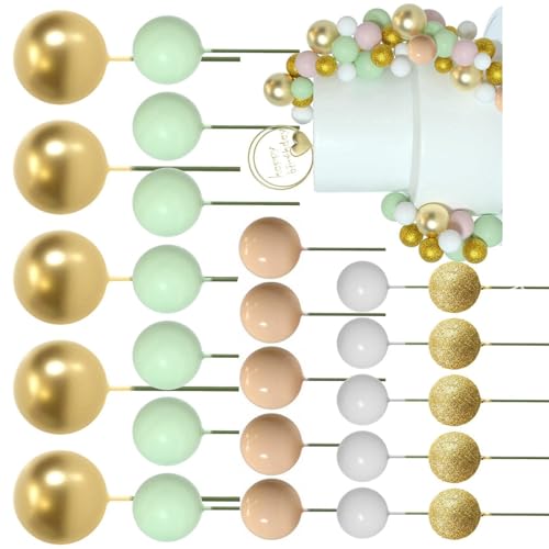 50pieces Round Cupcake Toppers Cake Decoration Set Cake Picks Hochzeitstortezubehör Für Partyfeierlichkeiten Geeignet 50pieces Round Cupcake Toppers Cake Decoration Set Cake Picks Hochzeitstortezubehör Für Partyfeierlichkeiten Geeignet von Klaisy