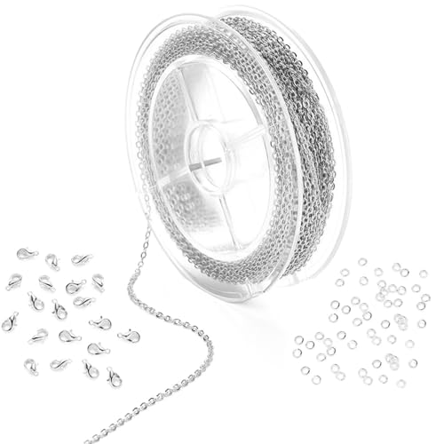 Aluminiumkette Für Schmuck Herstellung Von Hummerverschlüssen Und Sprungringen Für Halsketten Und Armbänder Metallschmuckanschluss Personalisiert Schmuck Herstellung Werkzeug Aluminiumkette Für Schmuck Herstellung Von Hummerverschlüssen Und Sprungringen Für Halsketten Und Armbänder Metallschmuckanschluss Personalisiert Schmuck Herstellung Werkzeug von Klaisy