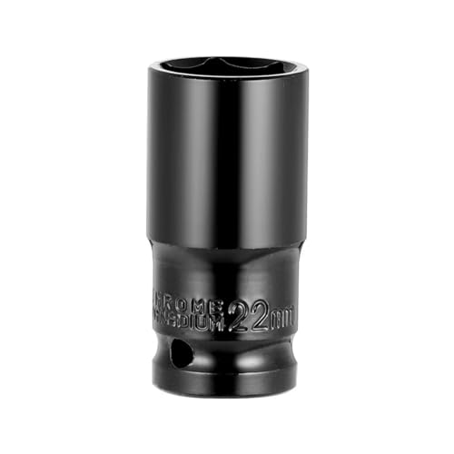Effizienter 1/2 Zoll Tiefenmetrik Sockel 1/2 "Antriebsantrieb Tiefe Socket Tool Zum Anziehen Von Schrauben 6Point Socket Engagement von Klaisy
