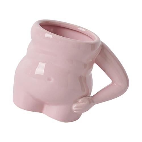 Eleganter Bauchkeramikwasser Tasse Doppelarm Design Kaffeetasse Perfektes Geschenk Für Geburtstage Hauswarming Event Eleganter Bauchkeramikwasser Tasse Doppelarm Design Kaffeetasse Perfektes Geschenk Für Geburtstage Hauswarming Event von Klaisy