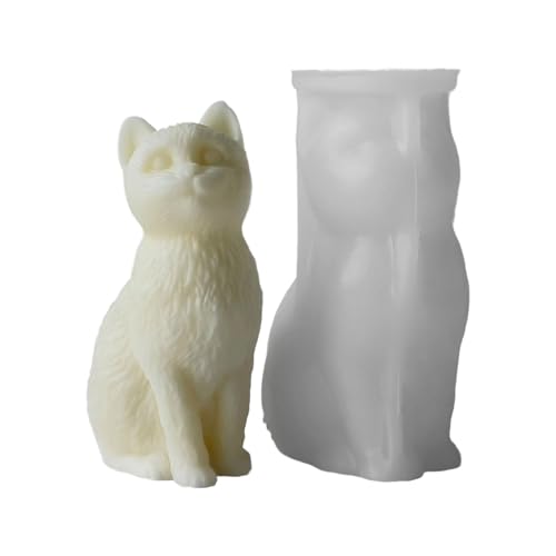 Leicht zu reinigende Silikonform Seifenformen sitzende Katzen Form Harz Projekt Formen Textur für Form Leicht zu reinigende Silikonform Seifenformen sitzende Katzen Form Harz Projekt Formen Textur für Form von Klaisy