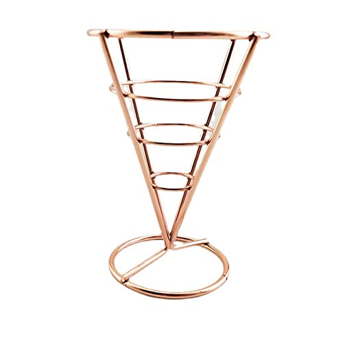 Metall-Kegelkorb, Frittier-Halter, Frittierständer, Frittierständer, mehrfache Verwendung, Drahtständer für Restaurant, Party, Pommes Frites, Ständer, Kegelkorb, Frittierhalter Metall-Kegelkorb, Frittier-Halter, Frittierständer, Frittierständer, mehrfache Verwendung, Drahtständer für Restaurant, Party, Pommes Frites, Ständer, Kegelkorb, Frittierhalter von Klaisy