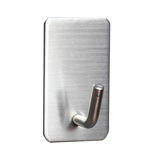 Metallhaken für Wandhaken, Einzelhaken, Hutaufhänger, robuster Kleiderhalter für Küche, Badezimmer, starke Tragfähigkeit, Metall Metallhaken für Wandhaken, Einzelhaken, Hutaufhänger, robuster Kleiderhalter für Küche, Badezimmer, starke Tragfähigkeit, Metall von Klaisy