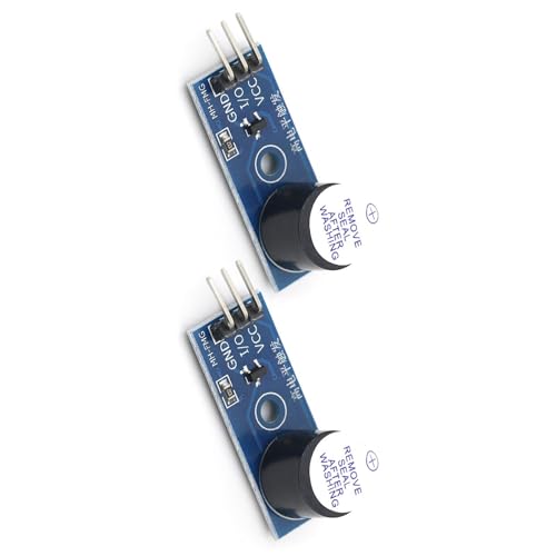 Passives Auslösen von Summer-Alarm-Soundmodul mit Befestigungslöchern, einfache Installation, für Mikrocontroller DC 3,3–5 V, 9012 Antriebssummer-Modul von Klaisy