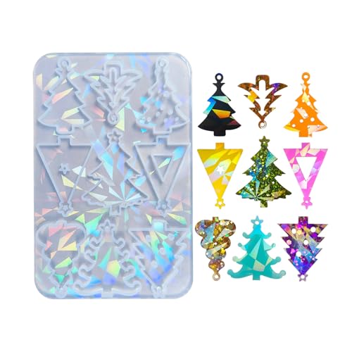 Silikonschlüsselkettenformen Mit Weihnachtsbaum Einzigartige Holographische Harzornamente Formen Für Die Feiertagsparty Bevorzugt Handwerk Silicon Keychain Silikonschlüsselkettenformen Mit Weihnachtsbaum Einzigartige Holographische Harzornamente Formen Für Die Feiertagsparty Bevorzugt Handwerk Silicon Keychain von Klaisy