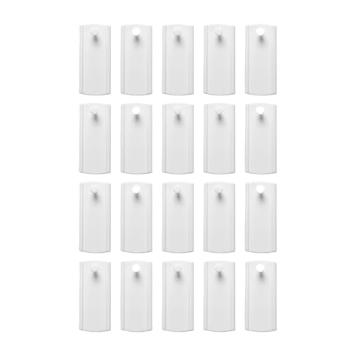 Spurlose Bilder-Aufhängehaken, einfache Installation, selbstklebende Wandhaken für Rahmen, Poster, Fotos, weiß, ABS, ABS-Kunststoff, Bilderaufhänger von Klaisy