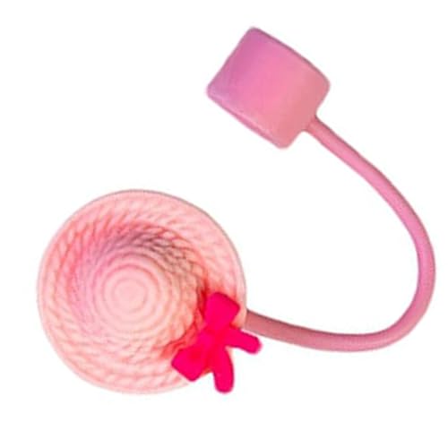 Trinkstrohkappen Stecker Tragbare Strohkappen Schöne Hutform Silikon Strohabdeckungen Strohzubehört Trinkstrohkappen Stecker Tragbare Strohkappen Schöne Hutform Silikon Strohabdeckungen Strohzubehört von Klaisy