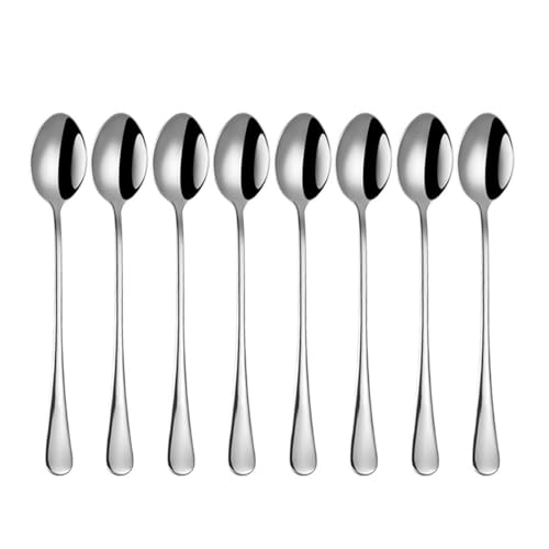 Vielseitiger Kaffeelöffel, Dessertlöffel, Küchenlöffel, Esslöffel, Küchengeschirr, Edelstahl, Kaffeelöffel, 8 Stück Vielseitiger Kaffeelöffel, Dessertlöffel, Küchenlöffel, Esslöffel, Küchengeschirr, Edelstahl, Kaffeelöffel, 8 Stück von Klaisy