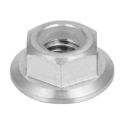 KLANATA 1PC M5 M6 M8 M10 M14 Legierung Sprocket Flanschverriegelungsmutter für Fahrradmotorrad (M5x0.8) von Klanata