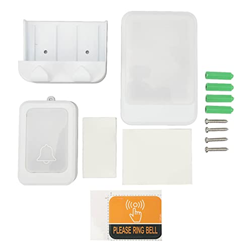 Kanata drahtlose Türklingel für Häuser LED -Blitztürklingel mit Mehreren Klingeltönen, Mini -Türklingel für taubes Mute, LED -Farblicht für den Heimgebrauch von Klanata