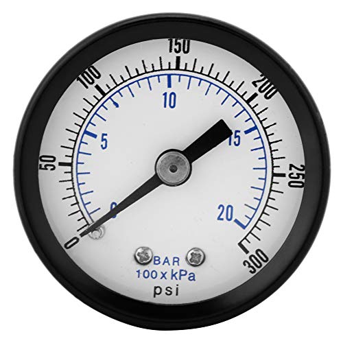 Klanata 1/8 "BSPT -Gewindedruckmesser - Kraftstoff Luftöl Flüssigwasserdruckmesser - 0-20 BAR / 0-300PSI - Für den industriellen kommerziellen Gebrauch Klanata 1/8 "BSPT -Gewindedruckmesser - Kraftstoff Luftöl Flüssigwasserdruckmesser - 0-20 BAR / 0-300PSI - Für den industriellen kommerziellen Gebrauch von Klanata