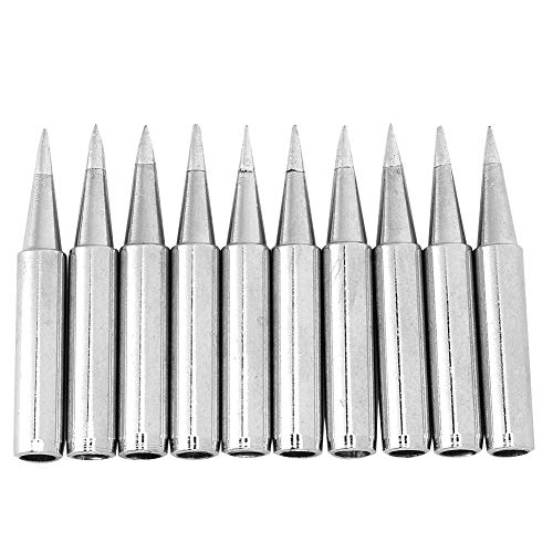 Klanata 10Pcs Lötkolben-Spitze-Set 900M T 0,8 D Kupferlöt spitzen Schweiß werkzeug Zubehör für Lötkolben Klanata 10Pcs Lötkolben-Spitze-Set 900M T 0,8 D Kupferlöt spitzen Schweiß werkzeug Zubehör für Lötkolben von Klanata