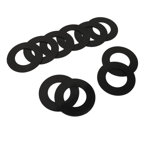 Klanata 10pcs 40 mm reibungsbeständiger Eimer -Stift -Schim -Ersatzkit für Bagger und Schleuderlenker, kompatibel mit KH14 KH15 KH90 & CAT 303.5 von Klanata