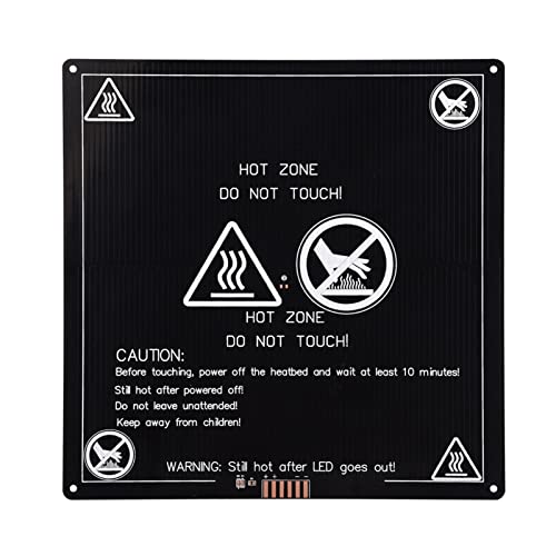 Klanata 12 V 220 x 220 mm Aluminiumplatte Heizplatte Heizbett Heizbett für 3D-Drucker Klanata 12 V 220 x 220 mm Aluminiumplatte Heizplatte Heizbett Heizbett für 3D-Drucker von Klanata