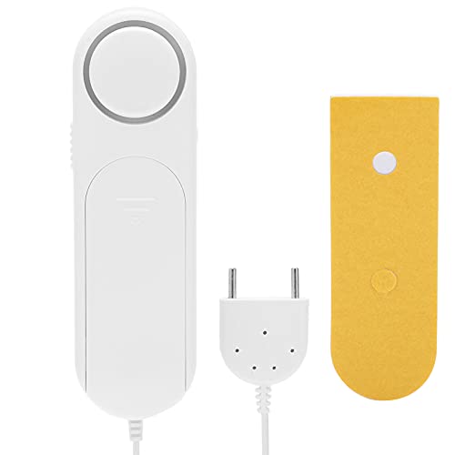 Klanata 120 dB hoher Dekibel Wasserleckararm, Smart Water Leckage Detektor, Lecksensor für Küchen, Badezimmer, Keller von Klanata