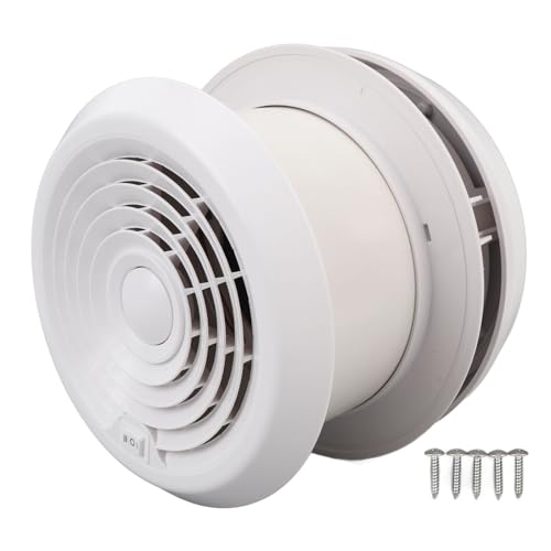 Klanata 12V RV Dachabluftlüfter, 5000 U/min runde Deckenlüfter mit Bildschirm für Wohnmobilanhänger -Wohnmobilyacht Klanata 12V RV Dachabluftlüfter, 5000 U/min runde Deckenlüfter mit Bildschirm für Wohnmobilanhänger -Wohnmobilyacht von Klanata
