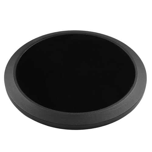 Klanata 20-Zoll-runde Acryl-Tischplatte mit Spiegel Finish-wasserfeste Schwarze Essfläche für Wohnmobile, Wohnmobile, Boote und Yachten von Klanata