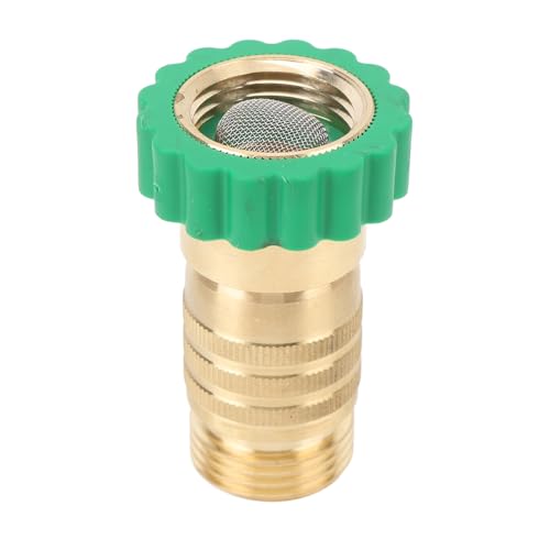 Klanata 3/4 Zoll Messing Wasserdruckregler, 50-55 psi Inline-Reduzierer für Wohnmobile, Campinganhänger, Wohnmobil und Gartenschlauch von Klanata