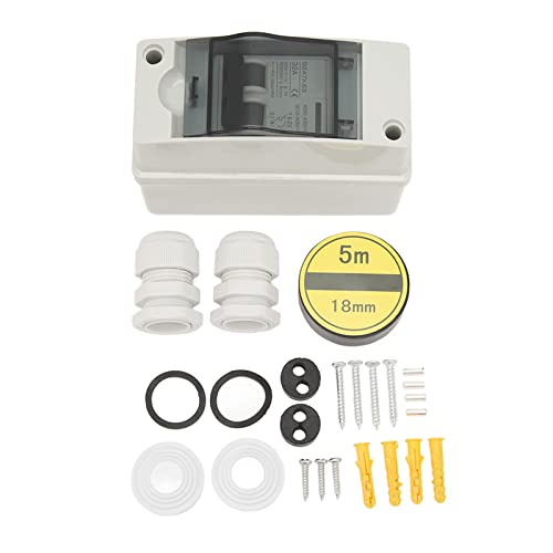 Klanata 32A 2P Miniatur Circuit Breaker Box mit DC -Trennschalter, transparente Abdeckung für Solar -PV, DC AC -Leistungssysteme Schutz von Klanata