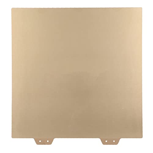 Klanata 3D -Drucker -Build -Platte, 305 x 305 mm doppelseitiges Flex -Stahlbett, PEI -Stahlblechplatte, Wärmeflexible einfaches Entfernen, für Voron2.4 (Stahlplatte) von Klanata