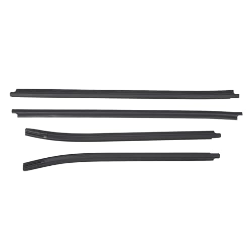 Klanata 4PCS Fenster form blenden, Gummi 68161 0 K010 Ersatz kit, exakte Passform Kfz-Tür dichtung Wetterst reifen für Hilux SR5 VIGO MK6 PICKUP 2005-2015 von Klanata