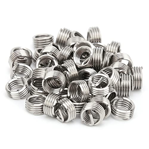 Klanata 50pcs Schnellgewinde Einsatz 10-32, Stahldrahtverschluss männliche Weibchen-Reduktions-Nuss-Reparaturwerkzeug für Tiefenstärke technische Materialien (1d) von Klanata