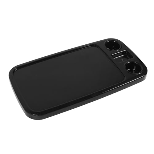 Klanata 860 mm x 460 mm Meeres -Tischplatte mit 2 Tassen Haltern, wasserdichtem ABS -Cocktailtisch für Boot, Yacht, Wohnmobil und Karawane von Klanata