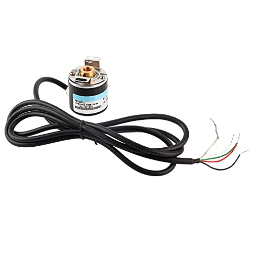 Klanata AB 2-Phasen-Encoder, DC 5-24V Hohlwellencodierer, AB 2-Phase-Quadratur-Encoder, 6-8 mm, für Felder für Büroautomatisierung und technische Felder (100b) von Klanata