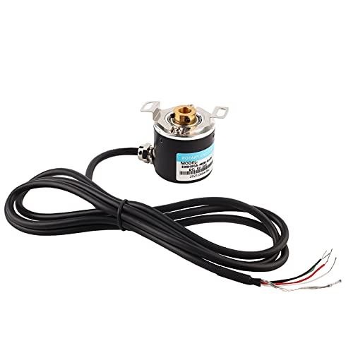 Klanata AB 2-Phasen-Encoder, DC 5-24V Hohlwellencodierer, AB 2-Phase-Quadratur-Encoder, 6-8 mm, für Felder für Büroautomatisierung und technische Felder (400b) von Klanata