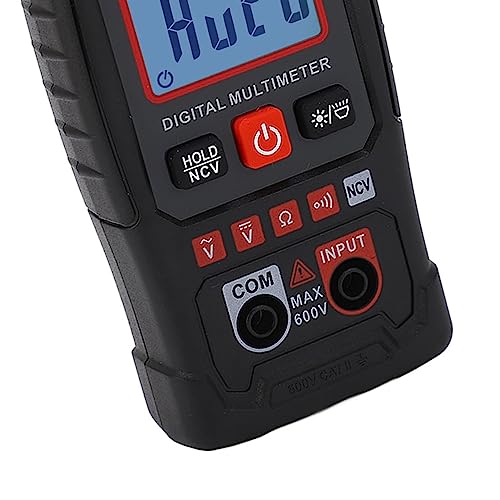 Klanata AN109 Digital Multimeter 4000 Zählungen Handheld -Multimeter -Tester, automatischer Spannungsspannungs -AC -DC -Spannungstester, intelligente Messung für Spannungstests von Klanata