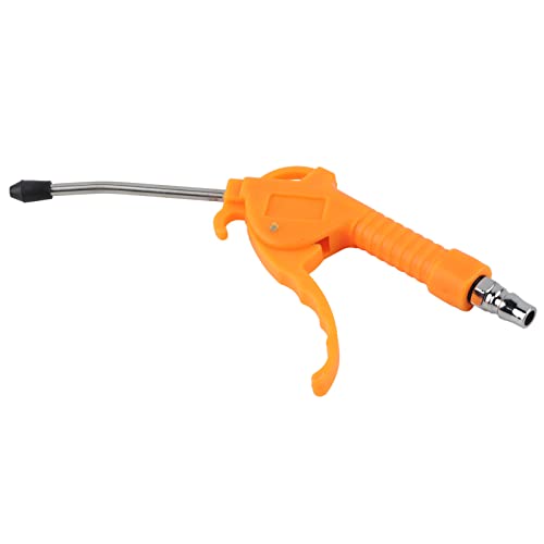 Klanata Air Blow Gun mit Gummischdüse Luftkompressorzubehör, Staubgebläsekanone zum Reinigen, gelbe Blowpistole für Workshop, Garage, DIY -Benutzer von Klanata