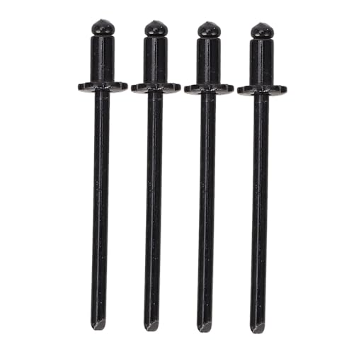 Klanata Aluminium Rosette Nieten 4PCS Hochfestiger rostfester Austausch für AMC Vin Door -Tag langlebig (Schwarz) von Klanata