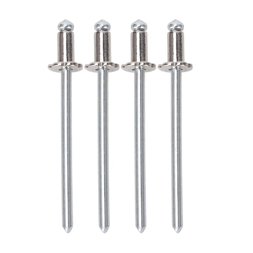 Klanata Aluminium Rosette Nieten 4PCS Hochfestiger rostfester Austausch für AMC Vin Door -Tag langlebig (Silber) von Klanata