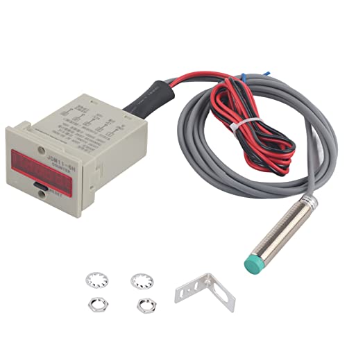 Klanata BEM-04NK-L-CT Digitale elektronische Zähler-Sensor-Panel-Anzeige, Punch-Counter-Tester für Metallobjekte, Zurücksetzen des Induktionsfeldes, digitaler Zähler für den (AC220V) von Klanata
