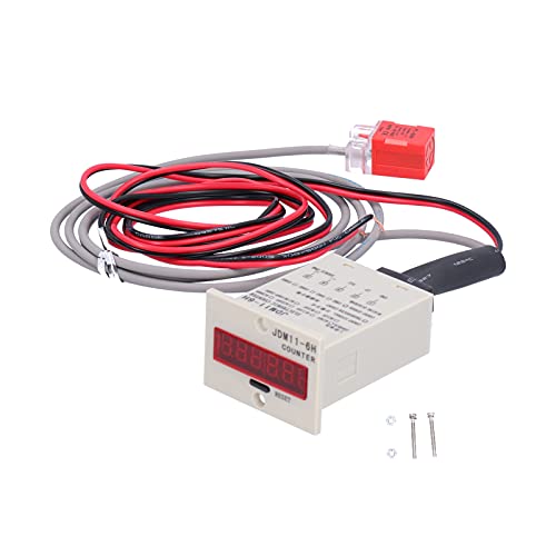 Klanata Berm Electronic Digital Display-Zähler, industrielles induktives Zählwerkzeug JDM11-6H, Panel Mount, Digitalanzeige, Zählfunktion, industrielle Anwendungen, (AC380V) von Klanata
