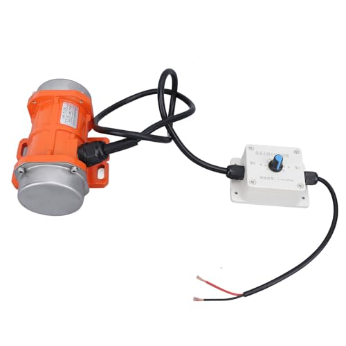 Klanata Beton Vibrator Motor DC 12 V 4000 U/min bürstenloser Schwingungsmotor Aluminiumlegierung IP65 wasserdicht mit Geschwindigkeitsregler für Schüttler Elektrische (15W) von Klanata