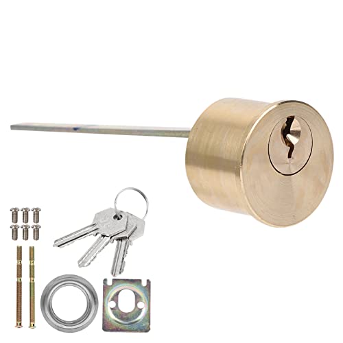 Klanata Copper Mechanical Lock Zylinder Clevel Security Anti Diebstahltür Schloss Ersatzkit Morpise -Zylinder mit 3 Tasten einfache Installation für die Türsicherheit von Klanata