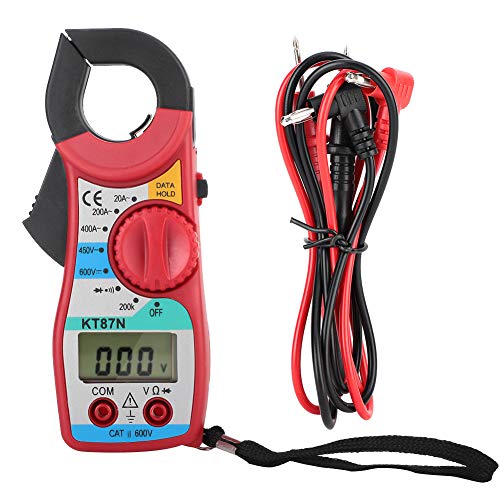 Klanata Digital Clamp Meter KT87N 600V/450 V 20-400A Ammetermeter, digitales Multimeter mit LCD-Display, Multi-Tester für elektrische Tests, Elektriker und Techniker von Klanata