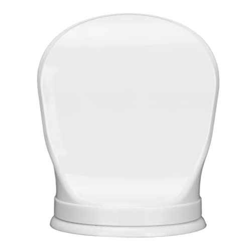 Klanata Duschfußstütze Saugbecher Fußstütze Plastikfuß für die Wandmontage weißes PP -Material, ergonomisches Design, einfach zu installierende Badezimmerzubehör für den von Klanata