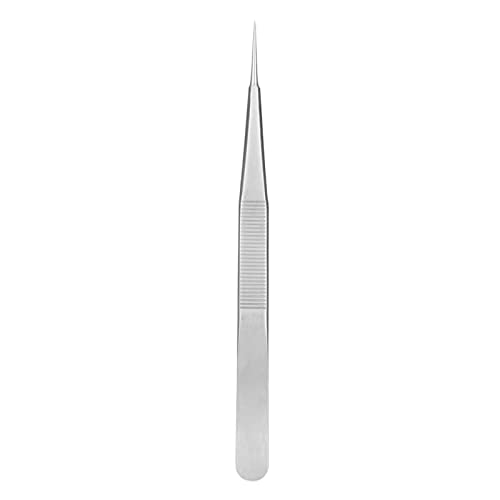 Klanata Edelstahl -Pinzetten, hohe Genauigkeit Gerade, sich verjüngende Ultra Fine Point Pinzette, 0,1 mm Fingerabdruck Fluglinienhalter für Mobiltelefon -Laptop Klanata Edelstahl -Pinzetten, hohe Genauigkeit Gerade, sich verjüngende Ultra Fine Point Pinzette, 0,1 mm Fingerabdruck Fluglinienhalter für Mobiltelefon -Laptop von Klanata