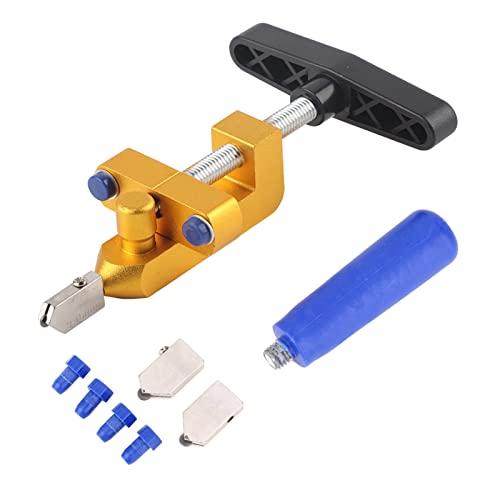 Klanata Einteiliger Glasschneider, tragbarer multifunktionaler Fliesenöffner, Keramikschneidwerkzeug, handgehaltener Fliesenschneider zum Schneiden von Objekten mit 3 mm Dicke, Klanata Einteiliger Glasschneider, tragbarer multifunktionaler Fliesenöffner, Keramikschneidwerkzeug, handgehaltener Fliesenschneider zum Schneiden von Objekten mit 3 mm Dicke, von Klanata