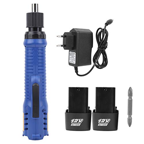 Klanata Electric Schraubendreher, 12 V wiederaufladbare Kabelschraubendreherpistole, einstellbares ladravensiges Design, 3900 mAh Batterie, 900 U/min Drehgeschwindigkeit, 3-30 Klanata Electric Schraubendreher, 12 V wiederaufladbare Kabelschraubendreherpistole, einstellbares ladravensiges Design, 3900 mAh Batterie, 900 U/min Drehgeschwindigkeit, 3-30 von Klanata