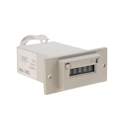 Klanata Elektromagnetischer Impulszähler CSK5YKW 5 -Ziffern -Impulszähler AC220V AC110V DC24V Optional in Textil verwendet (DC24V) von Klanata