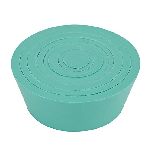 Klanata Filteradapterkegelpackung aus 9 elastischen Gummi -Stopper Buchner Trichterflaskfiltration Set für Laborgebrauch grün von Klanata
