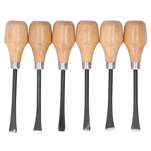 Klanata Hand Carving Tool Set Gouges und Holzbearbeitungsmeißel Set Holzschnitzmeißel Kit Skulptur Handwerkzeuge mit hemisphärischem Griff DIY Art Craft Accessoires Klanata Hand Carving Tool Set Gouges und Holzbearbeitungsmeißel Set Holzschnitzmeißel Kit Skulptur Handwerkzeuge mit hemisphärischem Griff DIY Art Craft Accessoires von Klanata