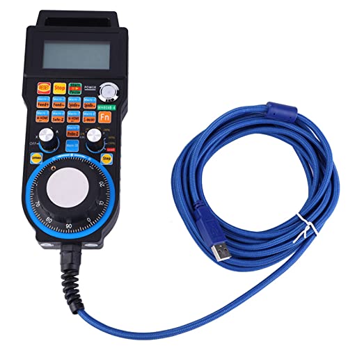 Klanata Handheld Kabelsteuerung Elektronisches Handrad, Kabel -Handrad -Controller, Remote -Handsteuerungs -CNC -Handrad -Handbuch -Impulsgenerator für CNC -Gravurmaschinen von Klanata
