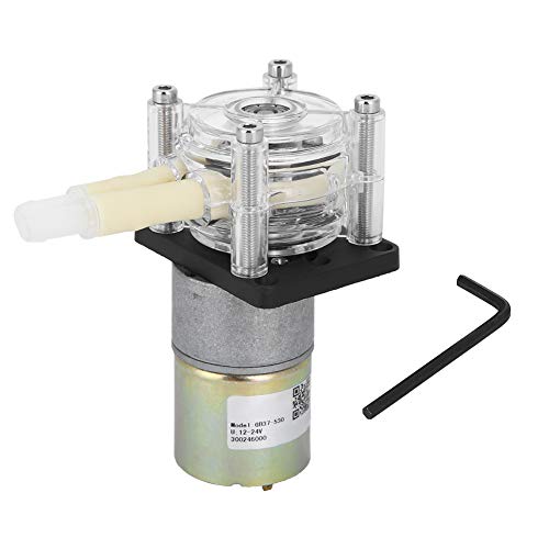 Klanata Peristaltische Flüssigpumpe Vakuumpumpe 12 V Hochfluss starkes Saug -Selbstpriming für Aquariumlaboranalyse (24 V) von Klanata