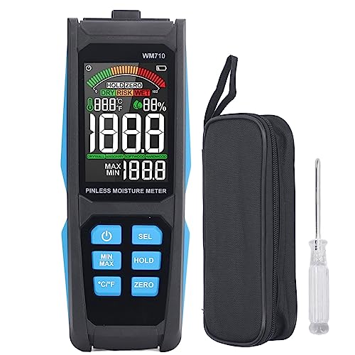 Klanata Pinless Meter Holz Tester Wandsensor Nicht zerstörerischer Detektor für Brennholz Trockenbaupapierboden Holzbearbeitungsbustenmaterialien Klanata Pinless Meter Holz Tester Wandsensor Nicht zerstörerischer Detektor für Brennholz Trockenbaupapierboden Holzbearbeitungsbustenmaterialien von Klanata